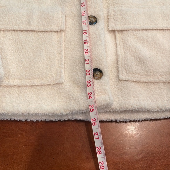 Sanctuary off white Sherpa jacket size Small - Picture 4 of 9